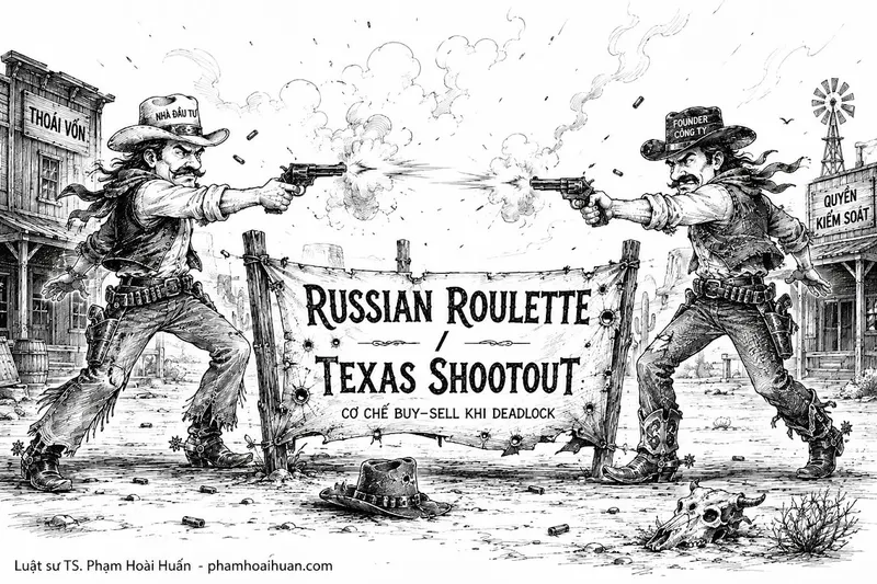 Gỡ deadlock trong đầu tư: Russian roulette & Texas shootout