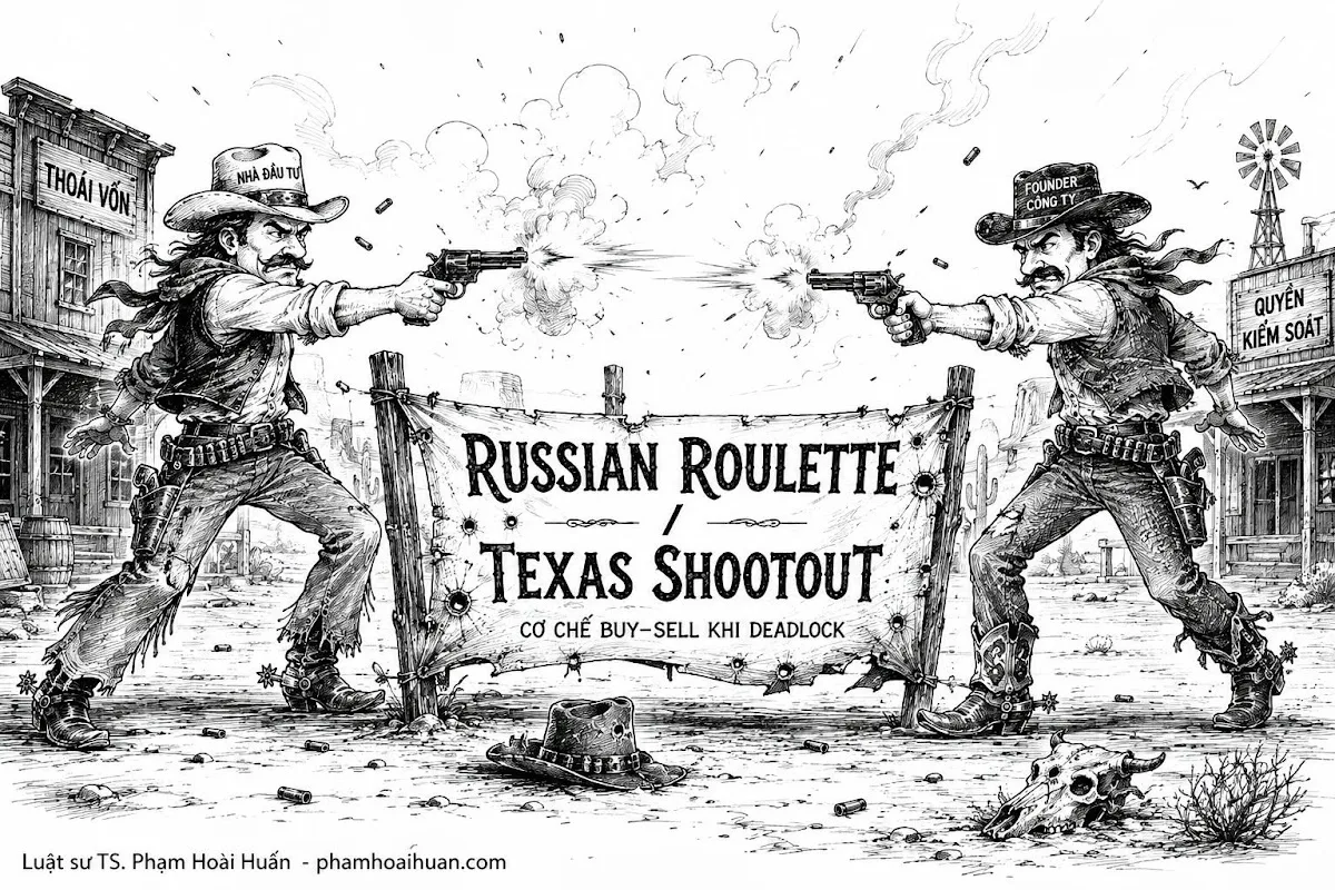 Gỡ deadlock trong đầu tư: Russian roulette & Texas shootout